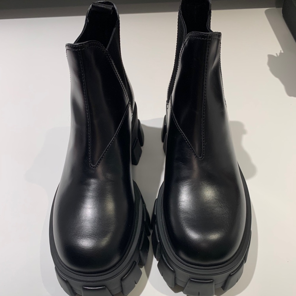 Prada Monolith Chelsea Boots